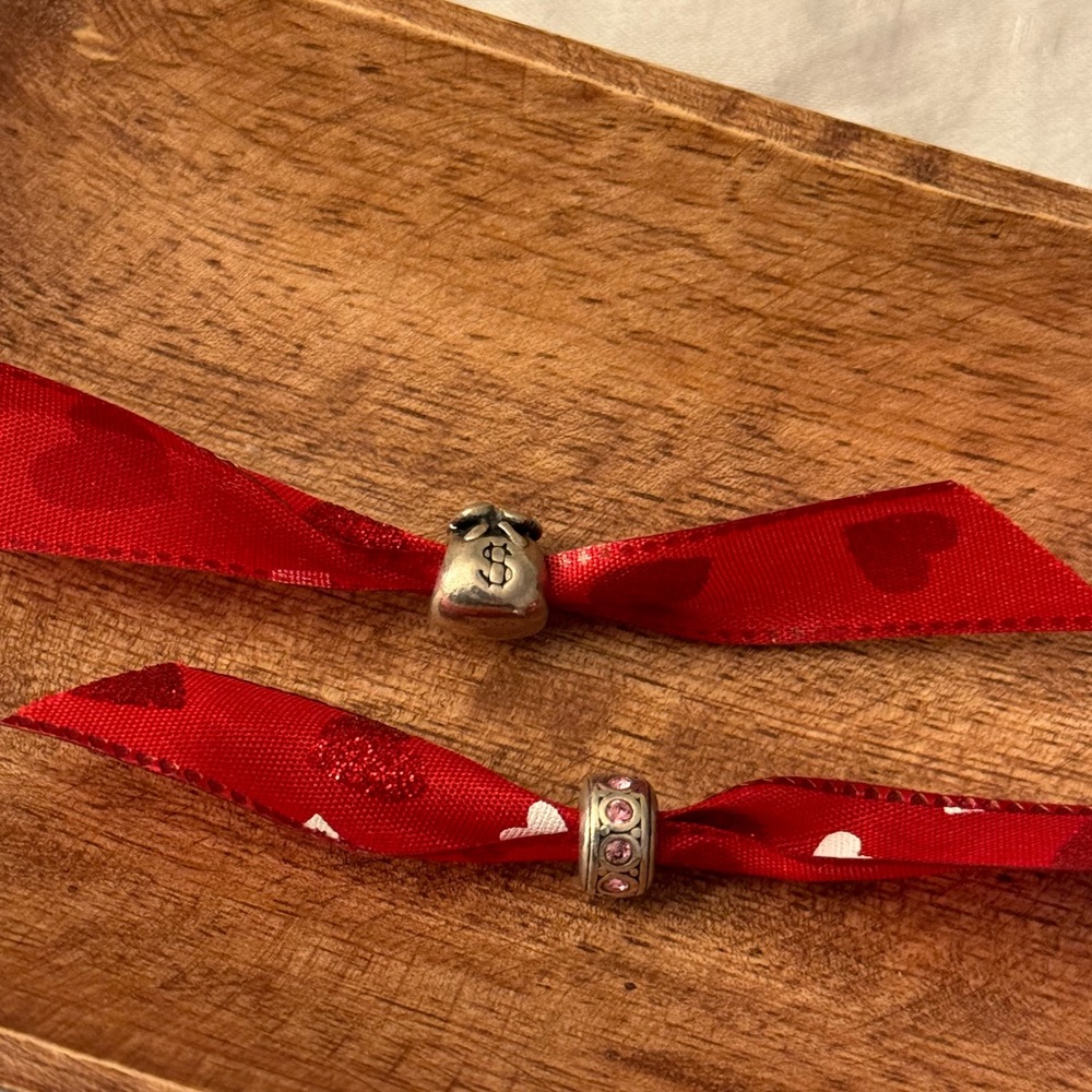 Two Pandora Charms